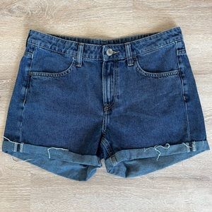 H&M high waisted jean shorts
